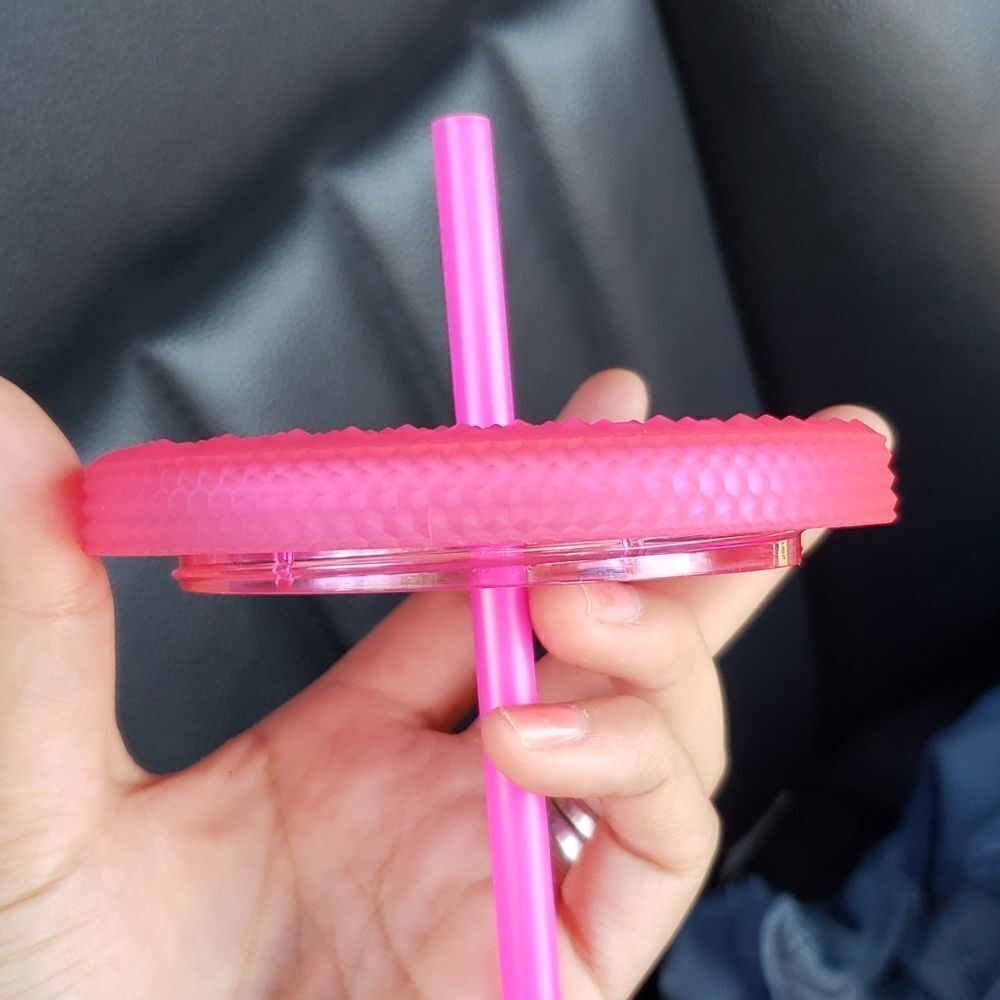 Starbucks 2021 Cold Cup venti pink jelly collectible - Picture 6 of 6